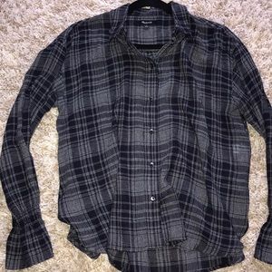 Madewell Navy button up